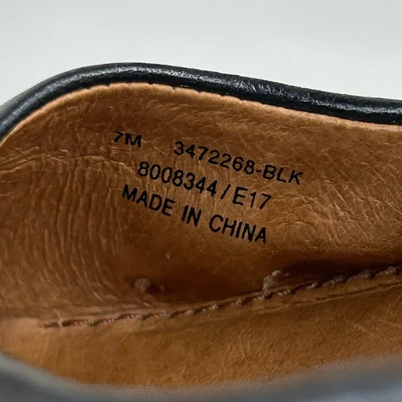 FRYE DARK GUNMETAL LEATHER SIENNA MICRO STUD BALLET FLATS SHOE SIZE 7 - Picture 10 of 12